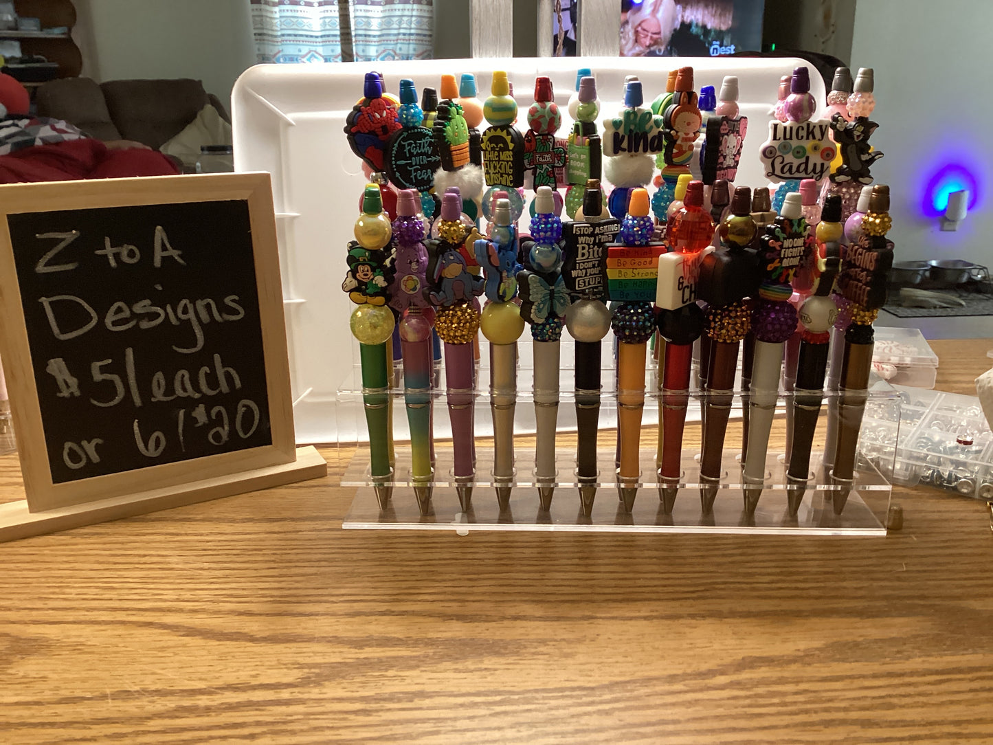 Various Animal Beaded Pens