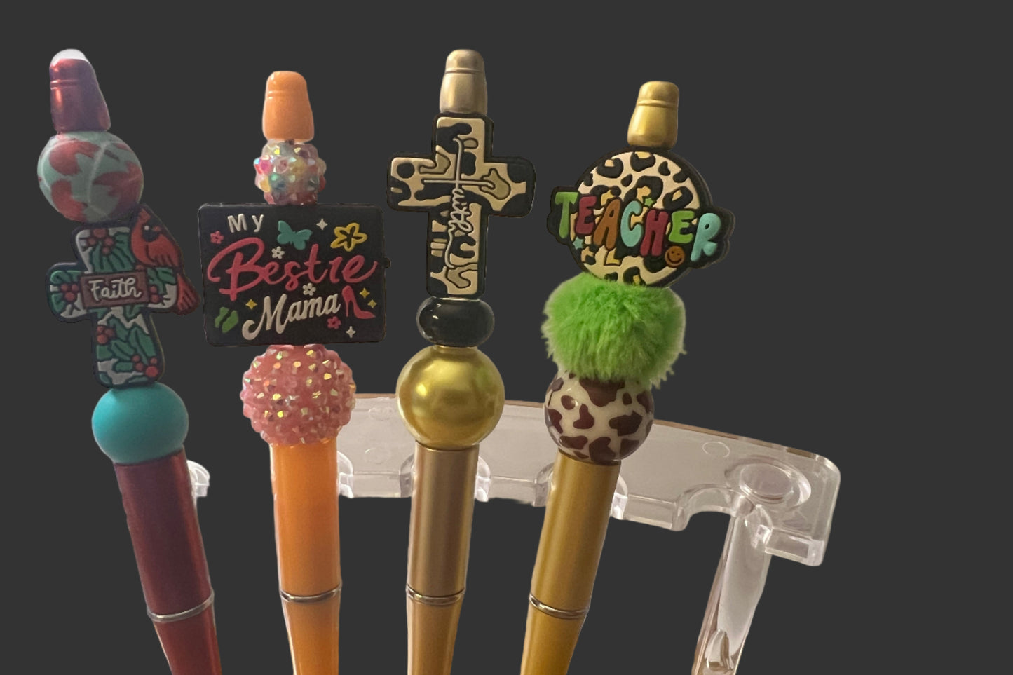 Beaded Pens with different sayings