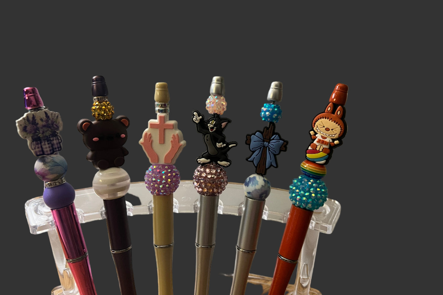 Various Beaded Pens