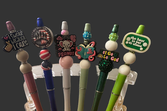 Beaded Pens with different sayings