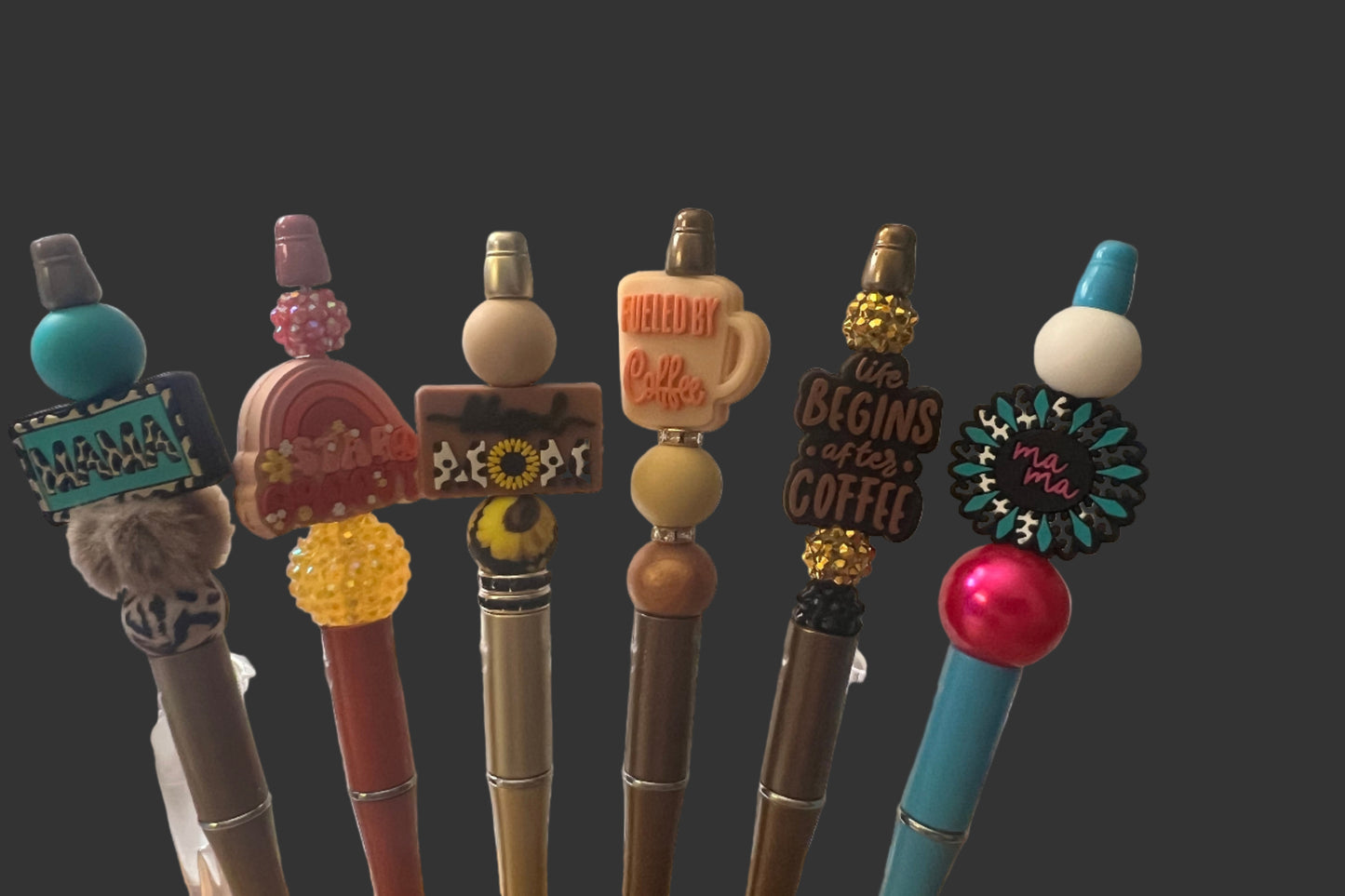 Beaded Pens with different sayings